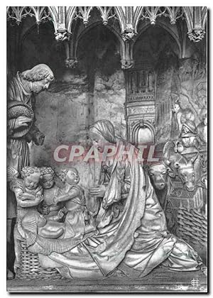 Image du vendeur pour Carte Postale Moderne Cathdrale de Chartres Cloture du Choeur (XVIe siecle) Nativite de Jesus mis en vente par CPAPHIL