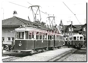 Carte Postale Moderne Tram RhV Be 2 2 6 und 2 4 40 auf fremden Gleisen Altstatten Stadt