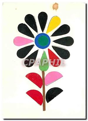 Image du vendeur pour Carte Postale Moderne Collage Enfant Fleur mis en vente par CPAPHIL