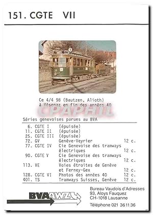 Imagen del vendedor de Photo Ce 4/4 98 (Bautzen Alioth) a Vesenaz en fin des annes 40 a la venta por CPAPHIL