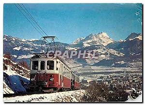 Bild des Verkufers fr Carte Postale Moderne Ch de fer Aigle Ollon Monthey Champery BDeh 4 4 14 zum Verkauf von CPAPHIL