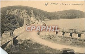 Carte Postale Ancienne La Gîleppe Le barrage et les vannes du trop-plein
