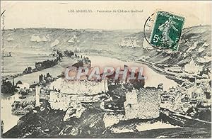 Carte Postale Ancienne Les Andelys Panorama du Château Gaillard