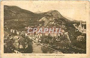 Seller image for Carte Postale Ancienne LOURDES - VUE PANORAMIQUE SUR LE CALVAIRE for sale by CPAPHIL