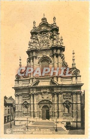 Carte Postale Ancienne Louvain Eglise St Michel