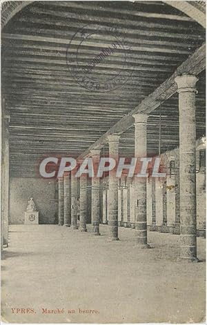 Carte Postale Ancienne Ypres Marche au beurre