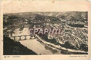 Carte Postale Ancienne Cahors Panorama de la Ville