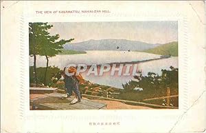 Bild des Verkufers fr Carte Postale Ancienne The View of Kasamatsu Nakiai Zan Hill zum Verkauf von CPAPHIL