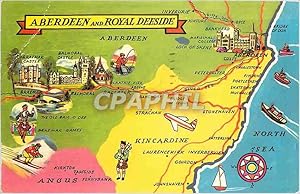 Carte Postale Ancienne Aberdeen and Royal Deeside