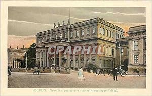 Bild des Verkufers fr Carte Postale Ancienne Berlin Neue Natiniagalerie fruher Kronprinzen Palais zum Verkauf von CPAPHIL
