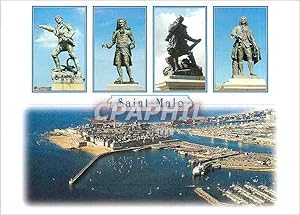 Bild des Verkufers fr Carte Postale Ancienne Saint Malo cite des corsaires zum Verkauf von CPAPHIL