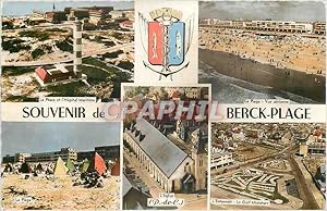 Image du vendeur pour Carte Postale Ancienne Souvenir de Berck Plage Le phare et l'hopital militaire La Plage L'glise L'entonnoir Le golf mi mis en vente par CPAPHIL