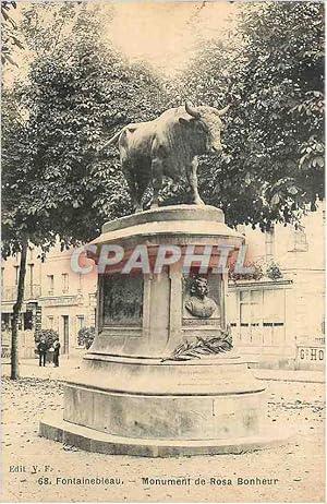 Carte Postale Ancienne Fontainebleau Monument de Rosa Bonheur