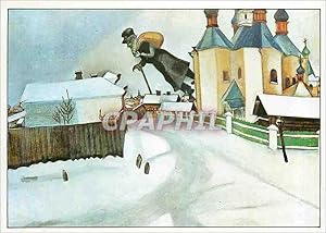 Seller image for Carte Postale Moderne Chagall Marc Au dessus de Vitebsk for sale by CPAPHIL