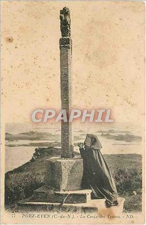 Bild des Verkufers fr Carte Postale Ancienne Porz Even C du N La Croix des Veuves zum Verkauf von CPAPHIL
