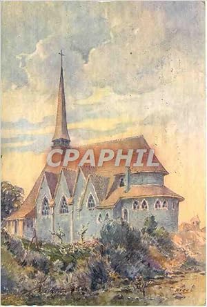Bild des Verkufers fr Carte Postale Ancienne Eglise ND du Leman Aquarelle de Nicol Vongy Thonon les Bains Hte Savoie zum Verkauf von CPAPHIL