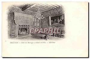 Image du vendeur pour Orleans Carte Postale Ancienne SAlle des mariages a l'htel de ville mis en vente par CPAPHIL