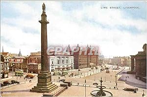 Bild des Verkufers fr Carte Postale Ancienne LIME STREET LIVERPOOL zum Verkauf von CPAPHIL