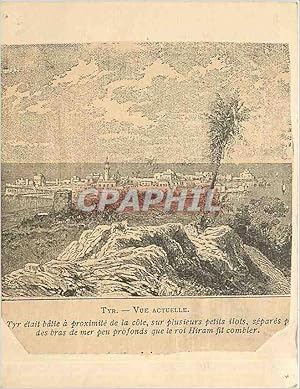 Carte Postale Ancienne Tyr vue Actuelle