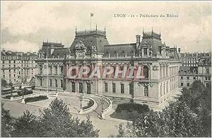 Carte Postale Ancienne Lyon préfecture du Rhone