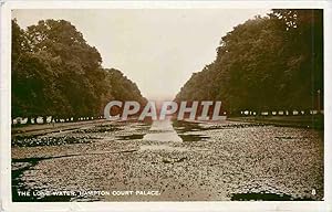 Bild des Verkufers fr Carte Postale Ancienne THE LONG WATER HAMPTON COURT PALACE zum Verkauf von CPAPHIL