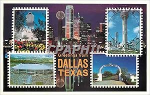Carte Postale Ancienne Greetings from Dallas Texas