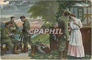Image du vendeur pour Carte Postale Ancienne Morgen marschieren mir Militaria mis en vente par CPAPHIL