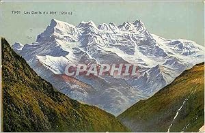 Bild des Verkufers fr Carte Postale Ancienne Les dent du Midi zum Verkauf von CPAPHIL
