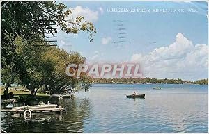 Carte Postale Moderne Greetings from Shell Lake Wis
