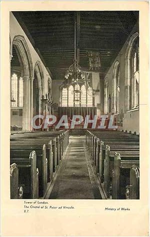 Carte Postale Ancienne LONDON Yhe Chapel of St Peter ad Vincula