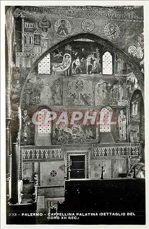Bild des Verkufers fr Carte Postale Ancienne PALERMO - CAPPELLINA PALATINA zum Verkauf von CPAPHIL