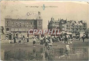 Seller image for Carte Postale Ancienne Berck-Plage - La Plage et l'Eden-Casino for sale by CPAPHIL