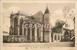 Carte Postale Ancienne Epinal Basilique St Maurice