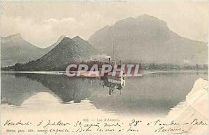 Bild des Verkufers fr Carte Postale Ancienne Lac d'Annecy Bateau zum Verkauf von CPAPHIL