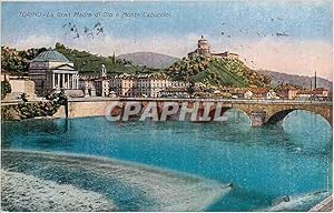 Bild des Verkufers fr Carte Postale Ancienne Torino la Gran Madre di Dio e Monte Capuccini zum Verkauf von CPAPHIL