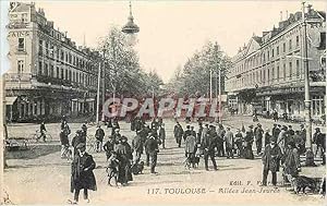 Carte Postale Ancienne Toulouse Allées Jean Jaures