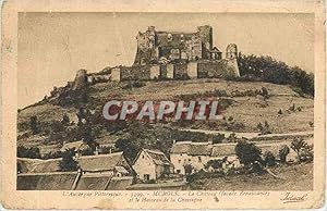 Image du vendeur pour Carte Postale Ancienne L'Auvergne Murols Le Chteau Faade Renaissance et le Hameau de la Chassagne mis en vente par CPAPHIL