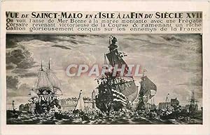 Imagen del vendedor de Carte Postale Moderne Saint Malo Reproduction du tableau de la brasserie des voyageurs Oeuvre de Gustave Alaux a la venta por CPAPHIL