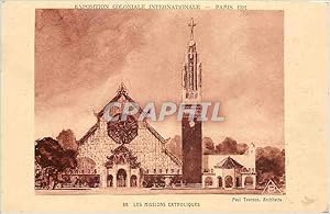 Seller image for Carte Postale Ancienne Exposition coloniale internationale Paris les missions catholiques for sale by CPAPHIL