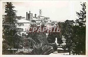 Bild des Verkufers fr Carte Postale Ancienne Grasse cite des fleurs le jardin et la ville zum Verkauf von CPAPHIL