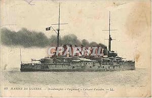 Bild des Verkufers fr Carte Postale Ancienne Marine de Guerre Dreadnoughts Vergniaud Cuirasse d'escalier zum Verkauf von CPAPHIL