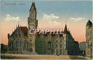 Carte Postale Ancienne Saarbrucken Rathaus
