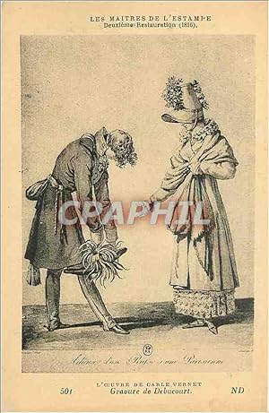 Immagine del venditore per Carte Postale Ancienne L'oeuvre de Carle Vernet Gravure de Debucourt venduto da CPAPHIL