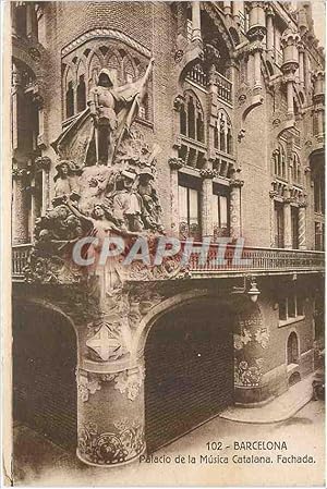 Immagine del venditore per Carte Postale Ancienne Barcelona Palacio de la Musica Catalana Fachada venduto da CPAPHIL