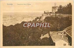 Bild des Verkufers fr Carte Postale Ancienne Granada Torre de la Vela y Ciudad zum Verkauf von CPAPHIL