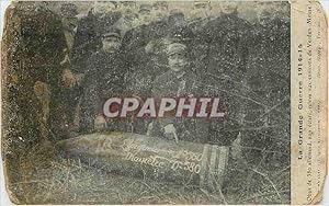 Seller image for Carte Postale Ancienne LA GRANDE GUERRE 1914-16- Militaria Obus Verdun for sale by CPAPHIL