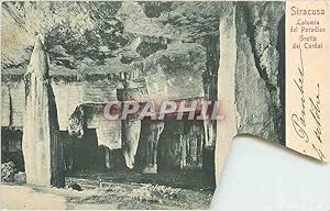 Bild des Verkufers fr Carte Postale Ancienne Siracusa Latomia del Paradiso Grotta dei Cordai zum Verkauf von CPAPHIL