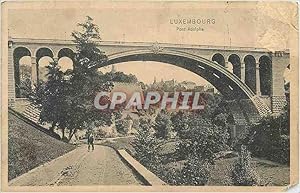 Bild des Verkufers fr Carte Postale Ancienne Luxembourg Pont Adolphe zum Verkauf von CPAPHIL