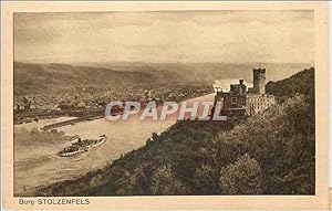Carte Postale Ancienne Burg Stolzenfels