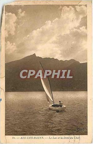 Immagine del venditore per Carte Postale Ancienne Aix les bains le lac et l Dent du Chat Bateau venduto da CPAPHIL